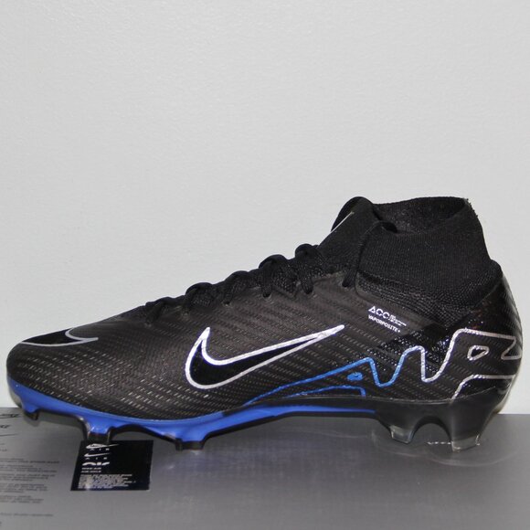 Nike Mercurial Superfly 9 Elite FG Soccer Shadow Pack Mens 6.5 8.5 Black Blue - Picture 3 of 9